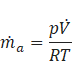 ideal-gas calculation